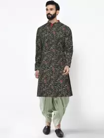 Men Printed Kurta Set