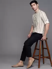 Men Printed Cotton Kurta