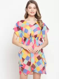 Printed Swimwear Dress