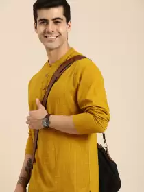 Men Geometric Printed Kurta