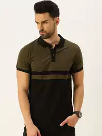 Men Polo Collar T-shirt