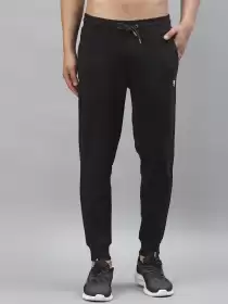 Men Solid Cotton Track Pants