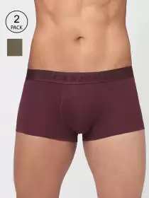 Men Pack of 2 Solid Trunk
