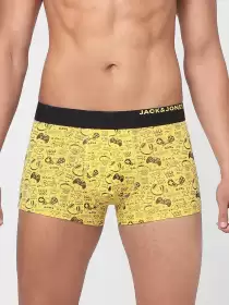 Men Printed Cotton Trunk