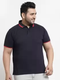 Men Polo Collar T-shirt
