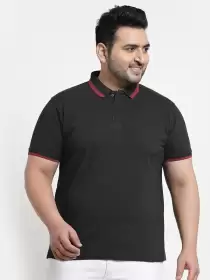 Men Polo Collar T-shirt