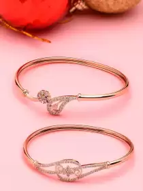 Women Set of 2 Kada Bracelets