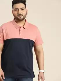 Plus Size Polo Collar T-shirt