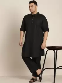 Men Plus Size Kurta Set