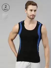 Men Pack Of 2 Innerwear Vests