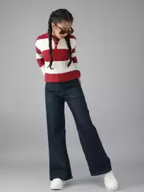Teen Girls Wide Leg Jeans