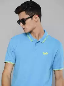 Men Polo Collar T-shirt