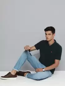 Men Polo Collar T-shirt