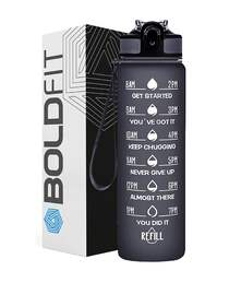 BOLDFIT Printed Plastic Sipper Water Bottle 1000 Ml