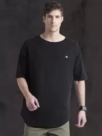 Drop Shoulder Longline T-shirt