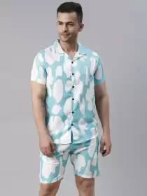Men Printed Night Suit