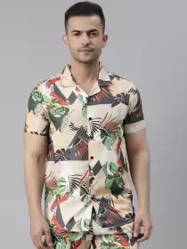 Men Printed Night Suit
