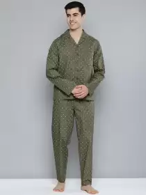Men Printed Night suit