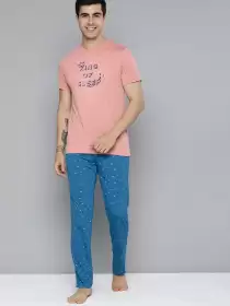 Men Rose Casual Night suit