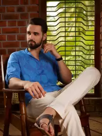 Men Quirky Printed Kurta