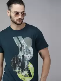 Graphic Printed Cotton Pure Cotton T-shirt