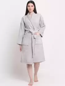 Women Bath Robe With Pockets