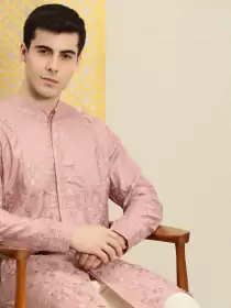 Men Embroidered Kurta