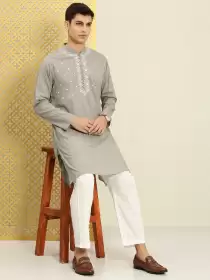 Men Pure Cotton Kurta