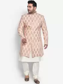Men Printed Sherwani Set
