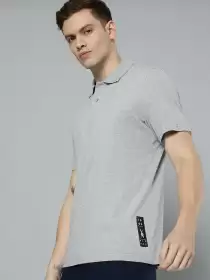 Men Polo Collar Cotton T-shirt