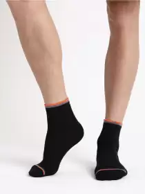 Men Pack Of 2 Solid Ankle-Length Socks