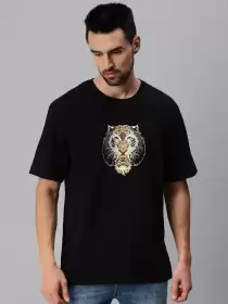 Men Printed Loose T-shirt