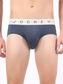 Men Solid Cotton  Briefs