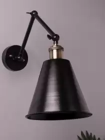 Solid Triple movement, Antique Gold Edison 360 Guard Shade Wall Lamp, Wall Lamps
