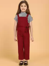 Girls Dungarees with T-Shirt