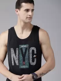 Men Printed Innerwear Vest