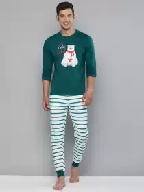 Men Printed Night suit