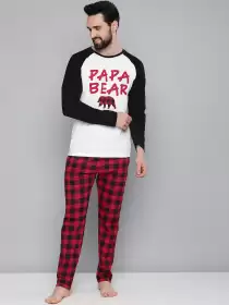 Men Printed Night suit