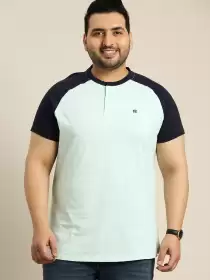 Plus Size Solid Cotton T-shirt