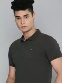 Men Polo Collar T-shirt