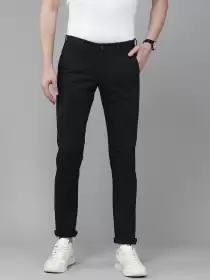 Men Tapered Low-Rise Chinos