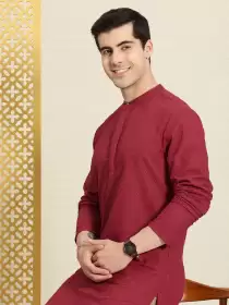Men Chikankari Rozana Kurta