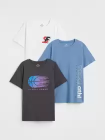 3-Pack Cotton T-Shirts
