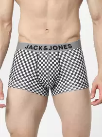 Men Checked Cotton Trunks