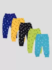 Kids Pack Of 5 Track Pants
