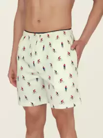 Men Printed Pure Cotton Boxers