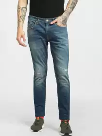 Men Skinny Fit Low-Rise Jeans