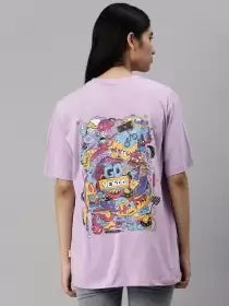 Women Printed Loose T-shirt