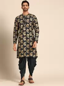 Men Printed Kurta Set