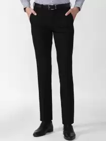 Men Black Formal Trousers